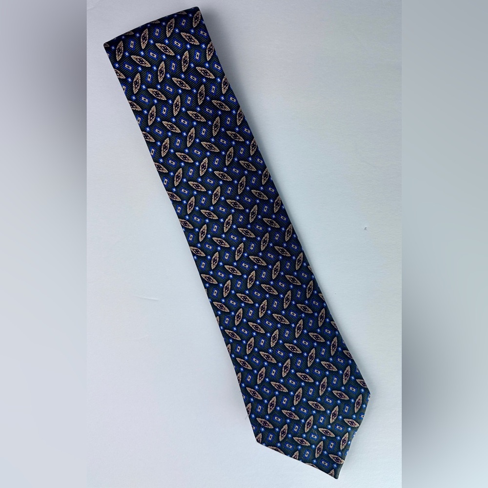 Vintage Alan Flusser Men’s Tie 100% Silk    A1-23